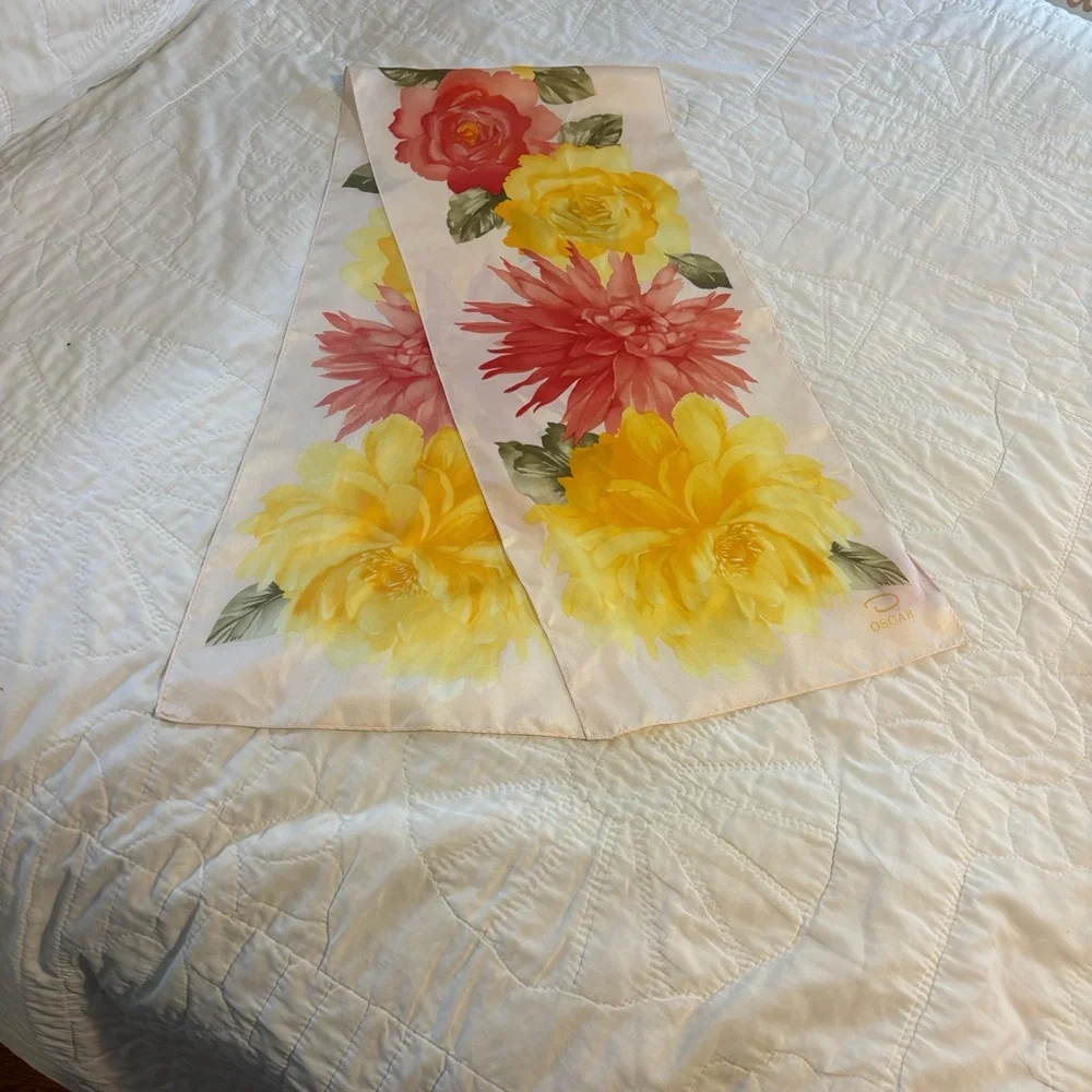 Oscar Silk Scarf 9” x 52”